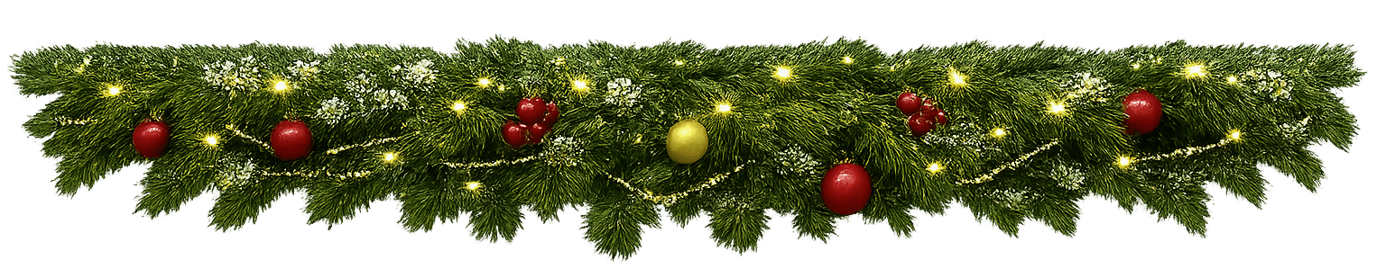 Новогодняя еловая ветка